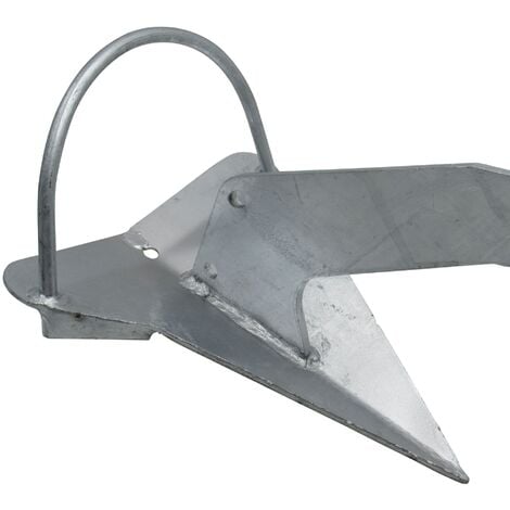 Galvanised Self Righting Plough Anchor 20KG (Fixed Roll Bar Marine Fishing Boat)