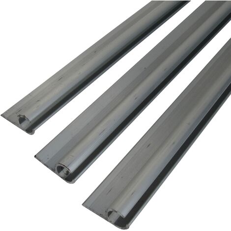 Aluminium Caravan Awning Rail Strip x3 400MM (C Channel Campervan Motorhome)