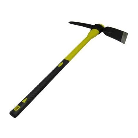 Heavy Duty Mattock Pick Axe with Fibreglass Handle 5.5LBS ( Shock Absorbing)