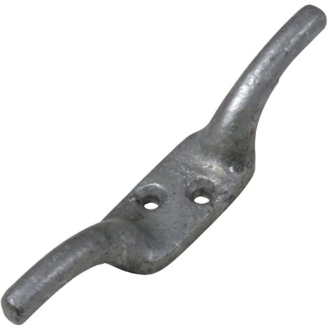 Galvanised Cleat Hooks 5" X2 (Washing Line Blind Cord Tie Back Trailer Rope)