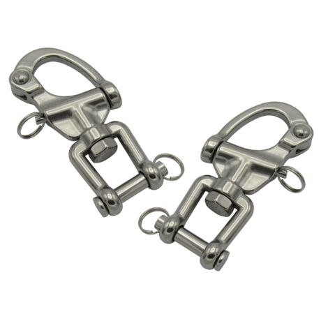 Quick Release Safety Shackles X2 (Large Horse Harness Snap Hook Carriage)