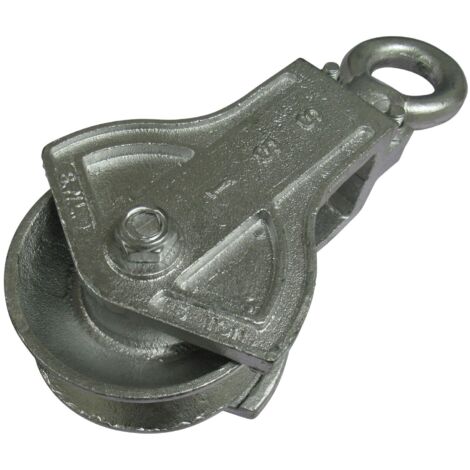 Galvanised Try Net Block 5 Ton (6" 5T Trawl Tri-Net Commercial Fishing Equipment)
