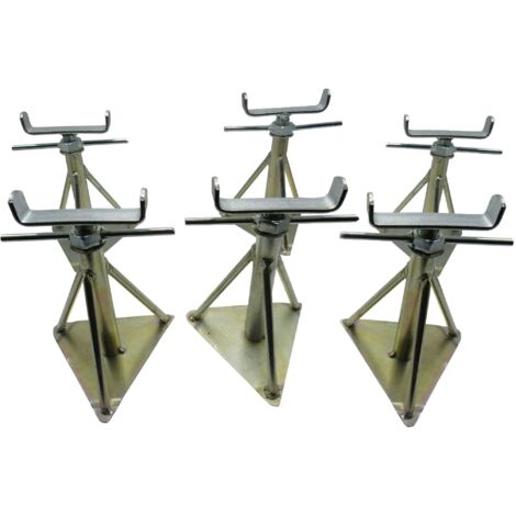 Static Caravan Axle Stands Very Large X6 (Extra Wide Mobile Home Support 18" - 24")