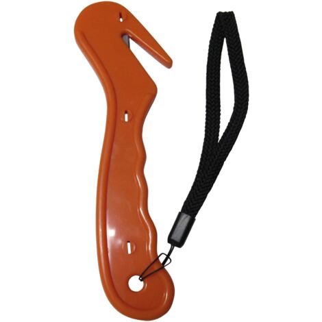 Hay Net Safety Cutter Orange (Horse Straw Stable Round Bale Blade Hook)