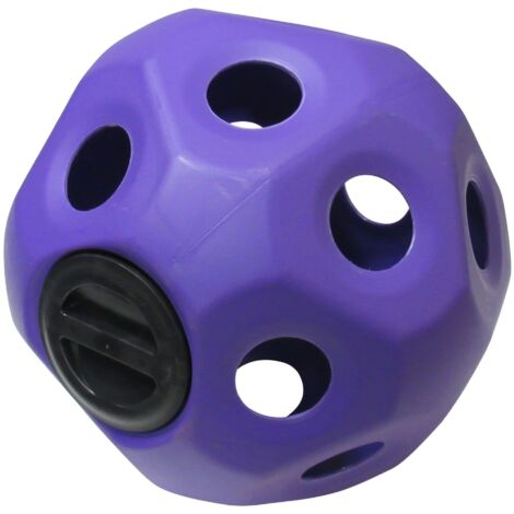Hay Ball Horse Feeder Toy - Purple (Hanging Treat Slow Feeding Stable)