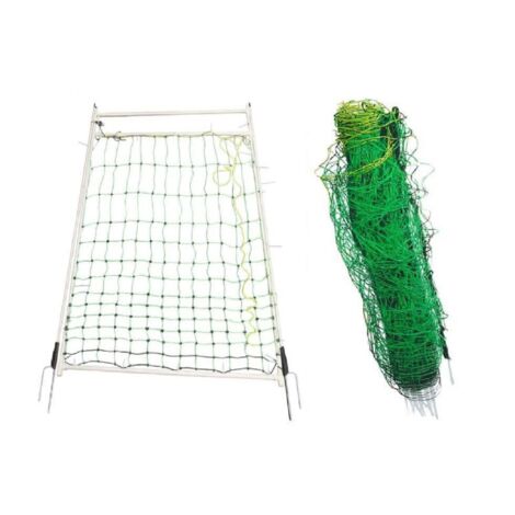 Electric Fence Poultry Netting & Gate 1.2M x 25M (Electrified Chicken Fencing Net Mesh)