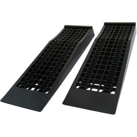 Low Profile Car Ramps 5T (Black Plastic Race Wheel Service Heavy Duty)