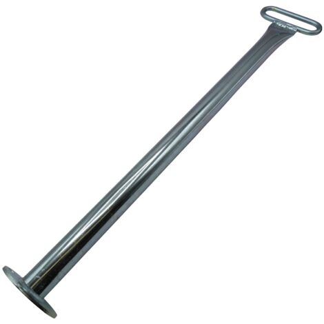 Trailer Prop Stand Drop Tube 34MM x 600MM (Caravan Support Leg Zinc Plated)