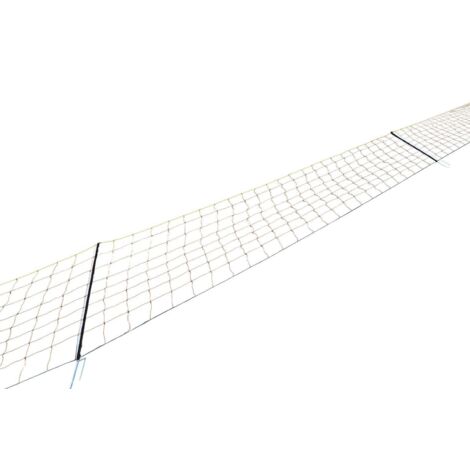 Electric Fence Sheep Netting 50M (Orange Poly Net Double Spike Fencing Posts)