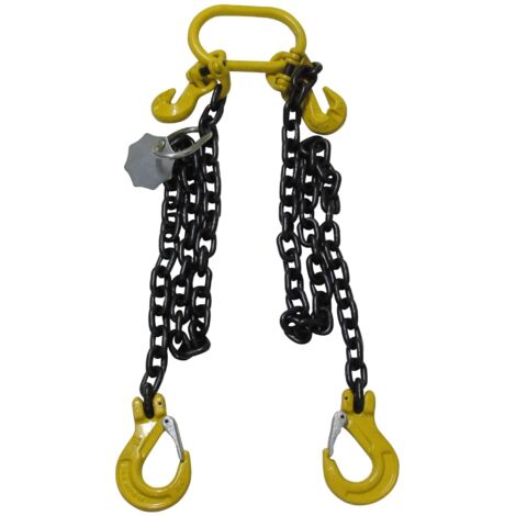 Lifting Chain Sling Grade 80 - Double Leg 1.5T (1500KG Bulk Bag Lifter G80)