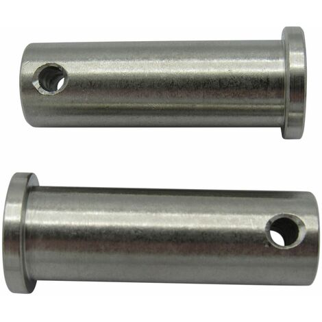 2 x Linch Pins 10 x 45mm Zinc Plated Retaining Fixings for Trailers & Machinery 