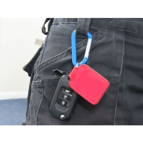 Asymmetric Carbine Carabiner Hook 6MM (Blue Aluminium Spring Snap Fastener)