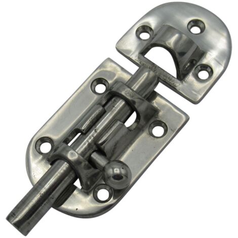 Barrel Bolt Latch 90MM Stainless Steel (Sliding Lock Shed Door Secure) (1/5)
