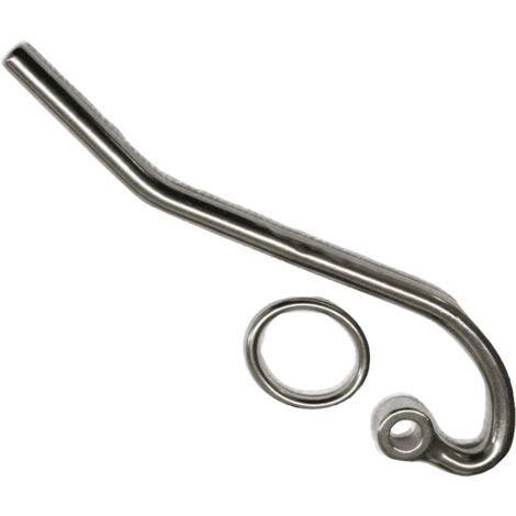 Stainless Steel Pelican Hook Ring 6MM x 140MM (Rigging Jaw Clevis Pin Marine Connector)