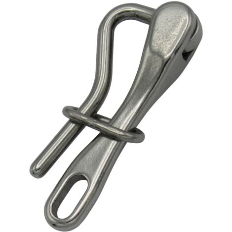 316 Stainless Steel Pelican Hook – 5/16" UNF Thread, For Marine Safety Rails & Guardrails-1045812