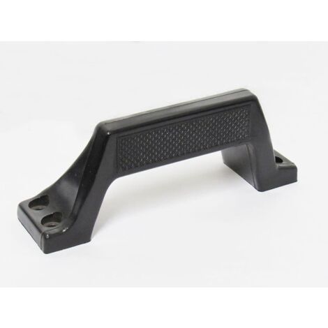 160MM Black Nylon Step Handle - Contoure Lift Grip Injection Moulded Plastic (1/2)