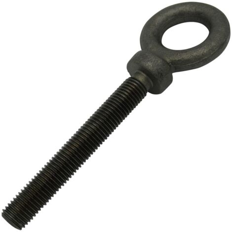 M8 Lifting Eye Bolt - Long Shank Dynamo Self Colour Threaded Eyebolt BS4278 0.095 Ton 8MM