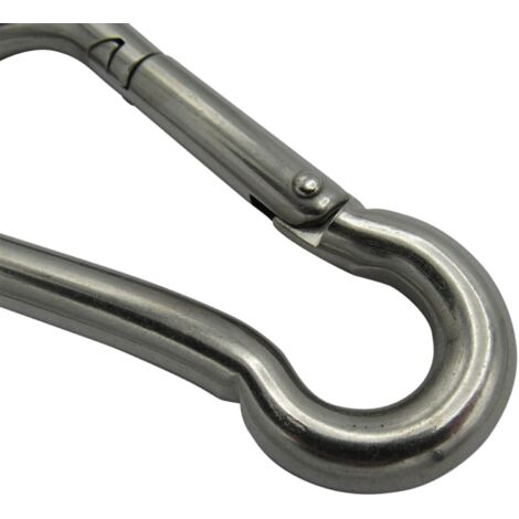 Stainless Steel Carbine Snap Hook 10MM (Marine Gate Rope Karabina)