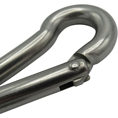 Stainless Steel Carbine Snap Hook 10MM (Marine Gate Rope Karabina)