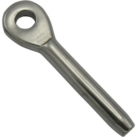 Stainless Steel Swage Eye Terminal 7MM (Wire Rope Cable Rigging)
