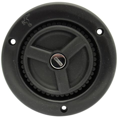 Black Lockable Universal Fresh Water Inlet Cap & keys - Filler Locking Caravan Motorhome RV