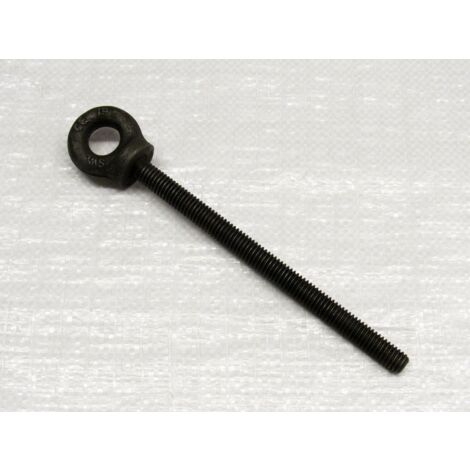M12 Lifting Eye Bolt Long Shank - Self Colour Collared Eyebolt BS4278 400KG 12MM
