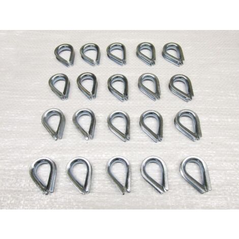 Wire Rope Eyelet Thimble in A4 (T316) Marine Grade Stainless Steel