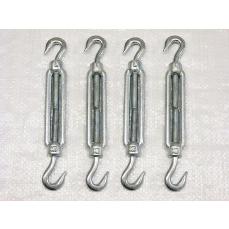X1 M24 Galvanised Forged Straining Screw Eye Eye - Caravan Turnbuckle - View #5