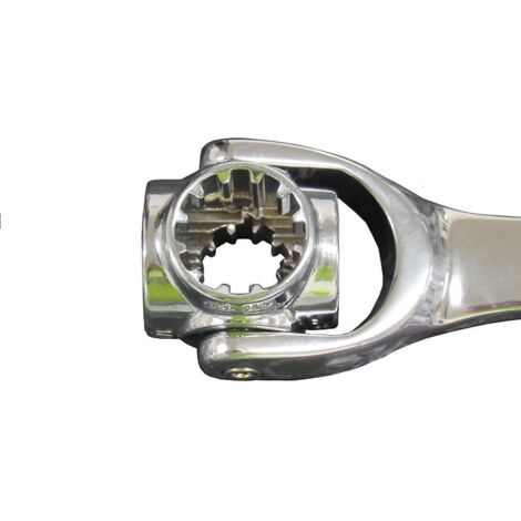 8 in 1 Socket Wrench Suits 8 to 19mm - Garage Mechanical Rachet Hand Tool
