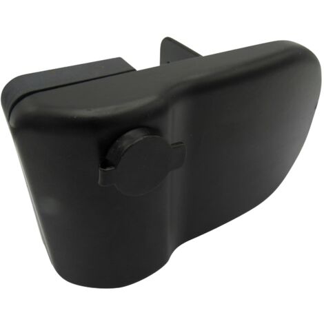 Black Motorhome Door Frame Lock - Entrance Security Plate (1/5)