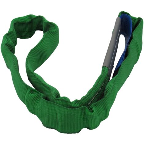Lifting Round Sling 2 Ton 5M EWL (10M Circ Polyester Endless Strop 2000KG Green) (1/5)
