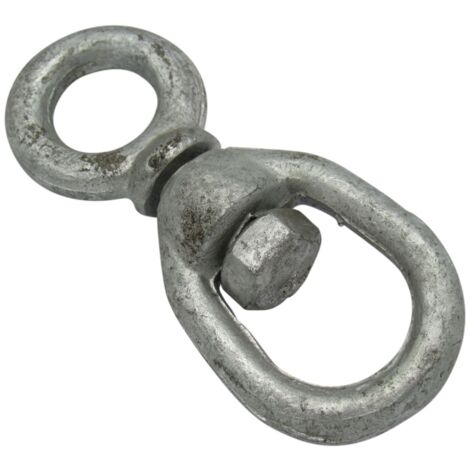 12MM Galvanised Chain Anchor Swivel - 1/2" Marine Mooring Boat Swivel (1/5)