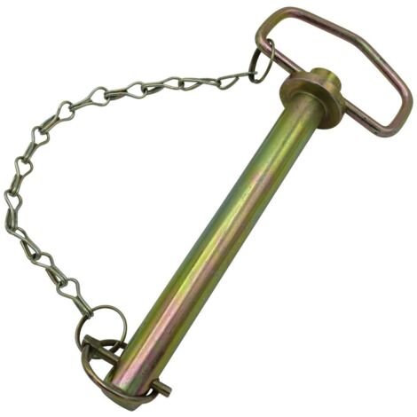 Trailer Towing Hitch Pin 7/8" x 6 1/2" with Linchpin & Chain (22MM x 165MM)