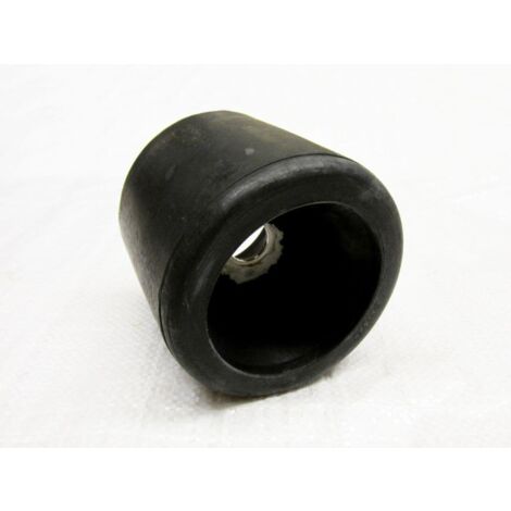 110MM Rubber Roller - 21MM Bore Adjusting Boat Trailer Smooth Steel Insert