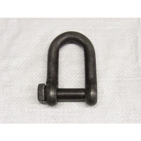 7/8" X 1" Screw Pin Square Head Self Colour Dee Shackle - Trawler Commercial Fishing D (1/2)