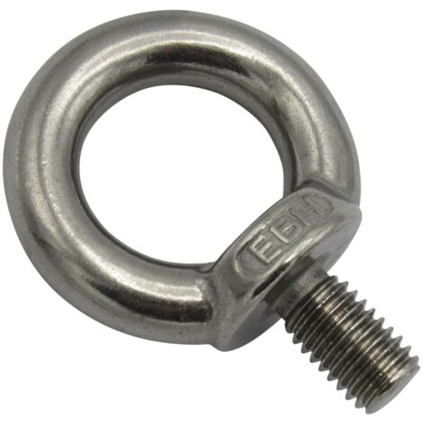 Stainless Eye Bolt M30 DIN580 (Steel Eyebolts Metric Thread Hole Attachment)