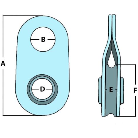2.5 Ton Heavy Duty Swing Block, Galvanised - Snatch / Pulley / Off Road / 4x4 / Winch
