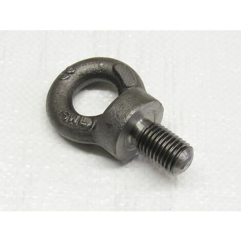 Galvanised Collared eye ring bolt with nut ringbolts 6mm 