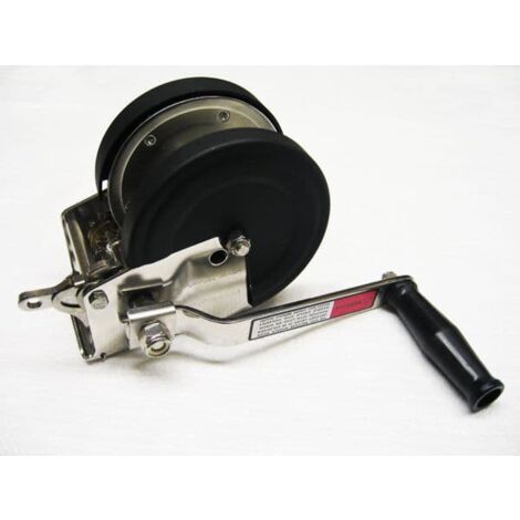 Stainless Steel Hand Winch with Cover 2000LB (900KG ATV Car Boat Trailer Puller)