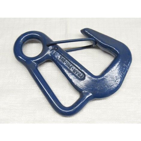 FRAM Blue Powdercoated Pipe Tube Hook - Tubular Cylinder Cylindrical 3.4T 6.8T EN1677-1 (1/2)