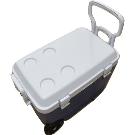 Large 46 Litre Ice Chest with Wheels - Cooler Box