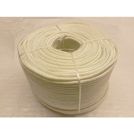 Marine Rope Polyester Mooring,Fender 3 strand 6mm Polyester Rope x 220 metres 