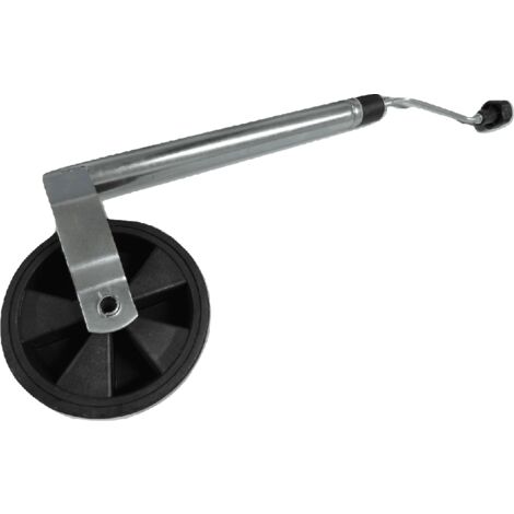 Trailer Jockey Wheel with Nose Weight Gauge 48MM (Indicator Caravan Handle Accessory)