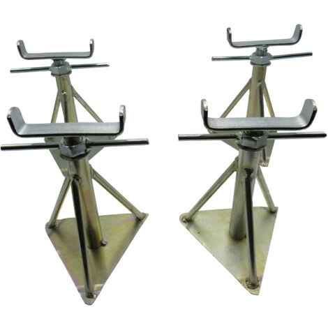 Caravan Axle Stands Small Extra Wide x4 (10.5'' - 14'' Mobile Home Static Supports)