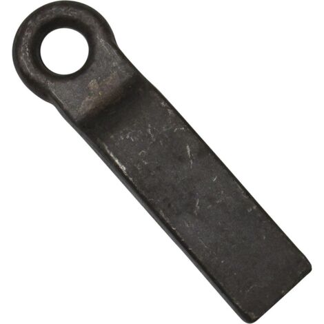 Cranked Trailer Hitch Eye 18" Mild Steel (24 Ton Weld On Towing Ring)