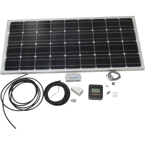 Motorhome Solar Panel Kit 100W 12V (Caravan Energy Power Charger Monocrystalline)