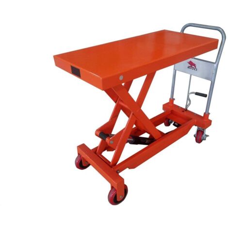 Hydraulic Scissor Lift Table 750KG (Mobile Platform Cart Trolley Lifting Heavy Duty Workshop)