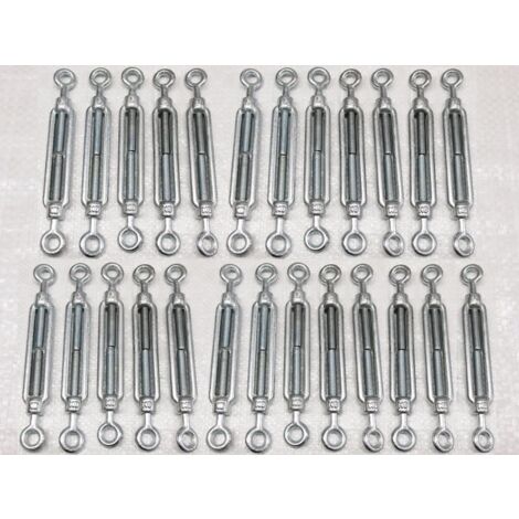 Turnbuckle Eye To Eye 33MM X25 (Heavy Duty Galv Straining Screw Wire Tensioner M33)