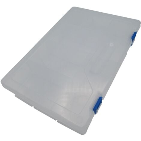 Plastic Compartment Storage Box 10 Slots (Organiser Fishing Tackle Small  Craft Removable)