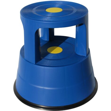 Kick Stool Step 150KG (Kickalong Rolling Safety Platform Blue) (1/5)